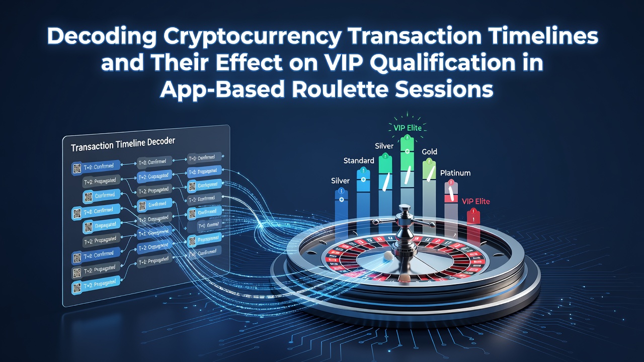 Mobile roulette app interface showing cryptocurrency deposit confirmation and VIP tier progress indicators