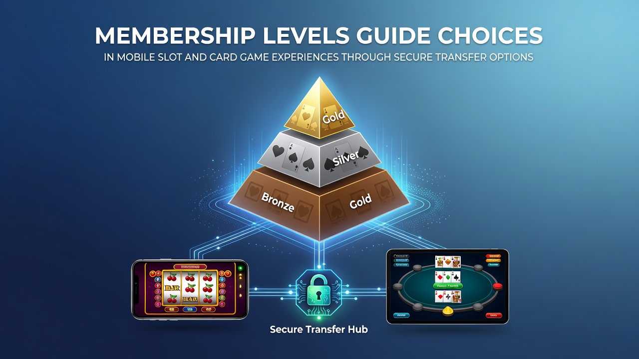 Players engaging with mobile slot games featuring tiered membership benefits and secure payment integrations
