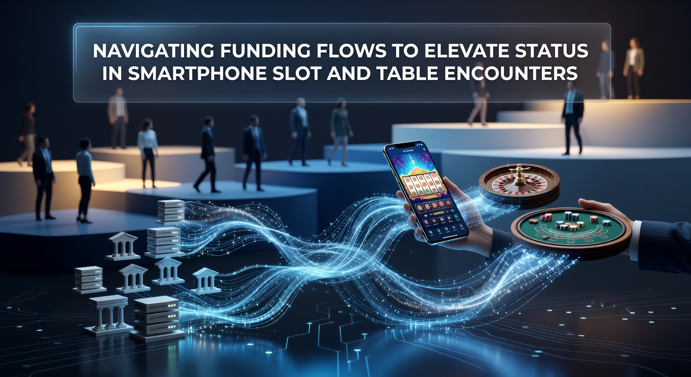 Smartphone displaying casino slot and table game interfaces with payment flow icons overlay