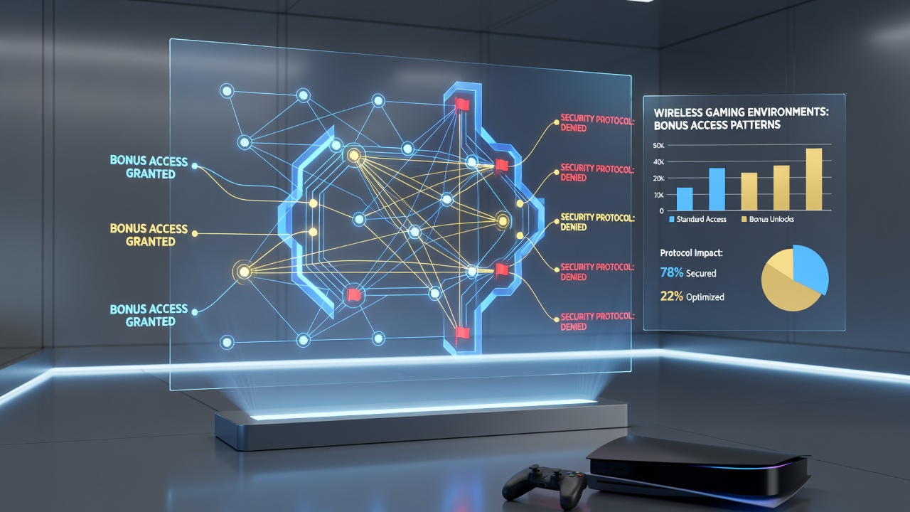 Mobile interface showing real-time security scan for bonus eligibility in wireless casino application